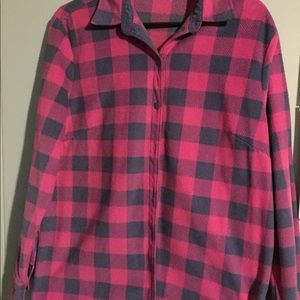 Ladies long sleeve soft flannel